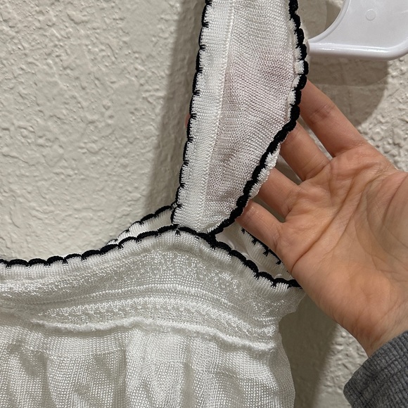 White Ruffled Two-Piece Set - Picture 7 of 8